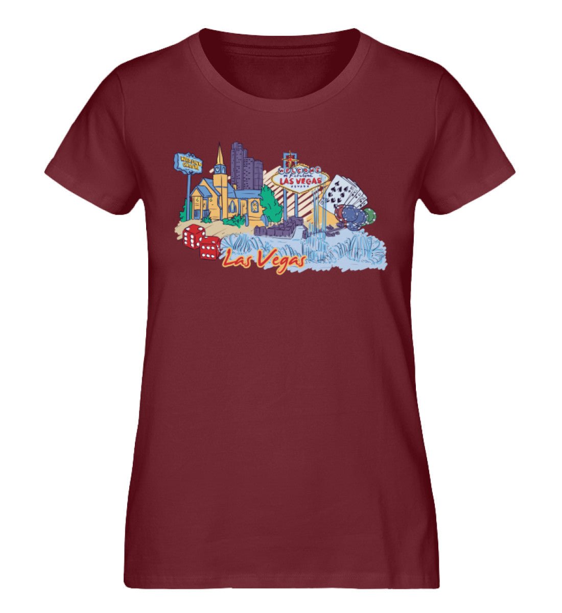 Las Vegas - Damen Premium Organic Shirt - AQ.Vogue