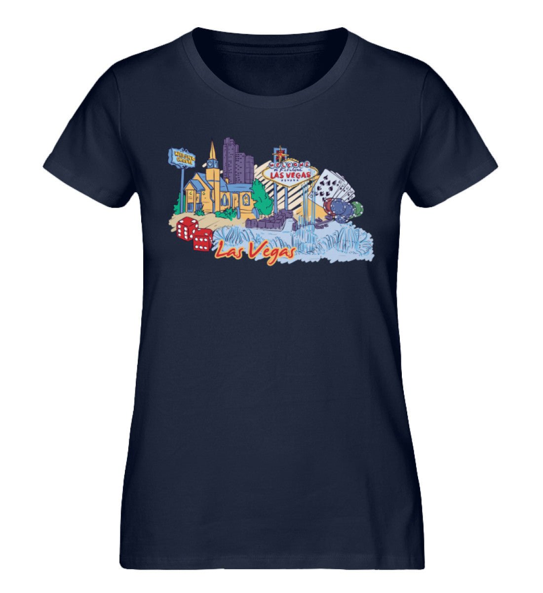 Las Vegas - Damen Premium Organic Shirt - AQ.Vogue