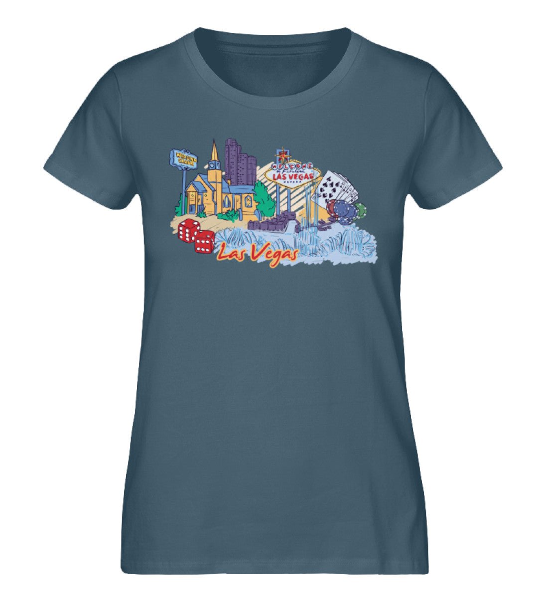 Las Vegas - Damen Premium Organic Shirt - AQ.Vogue