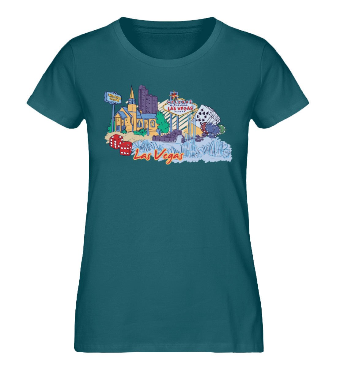 Las Vegas - Damen Premium Organic Shirt - AQ.Vogue