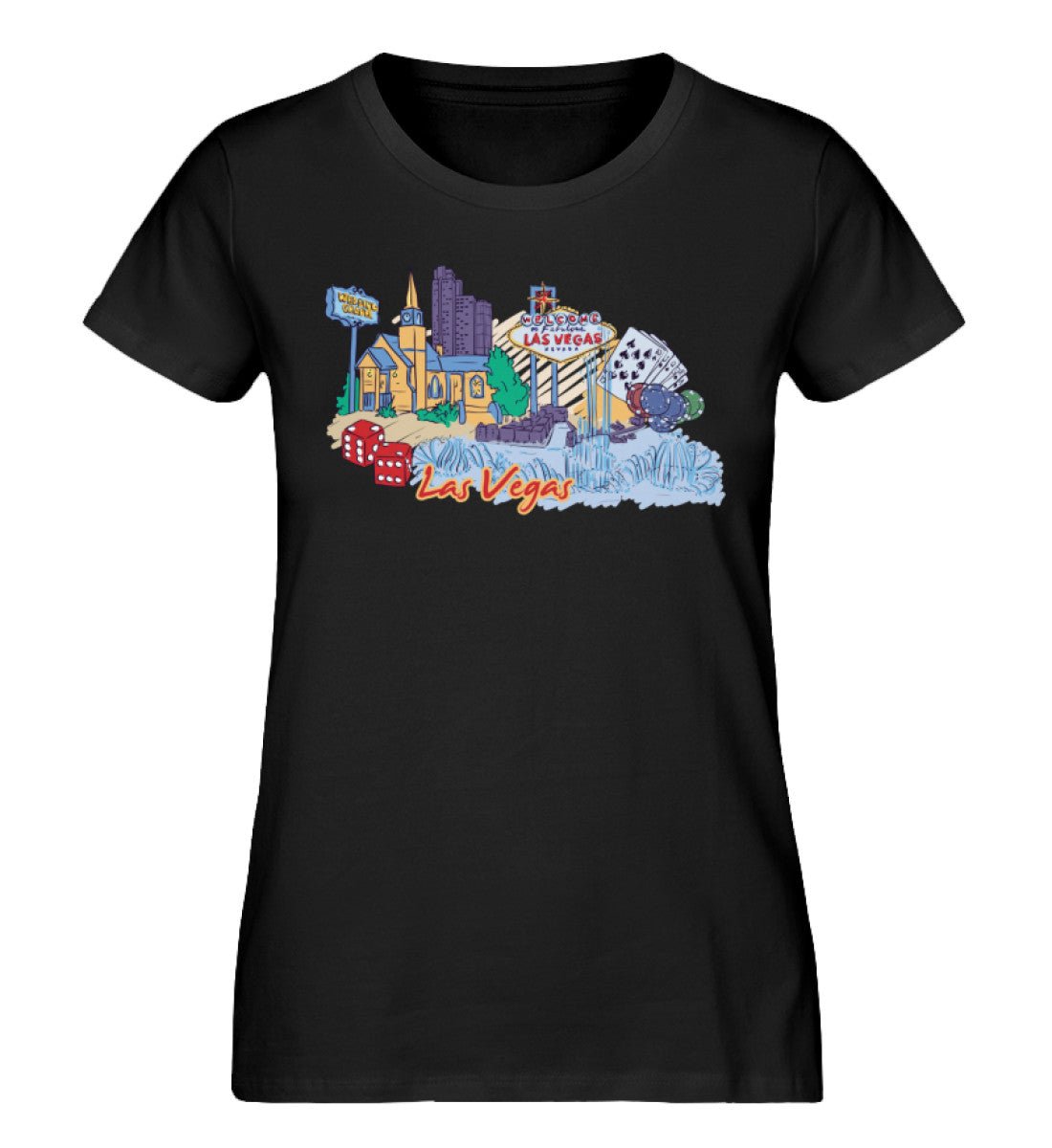 Las Vegas - Damen Premium Organic Shirt - AQ.Vogue