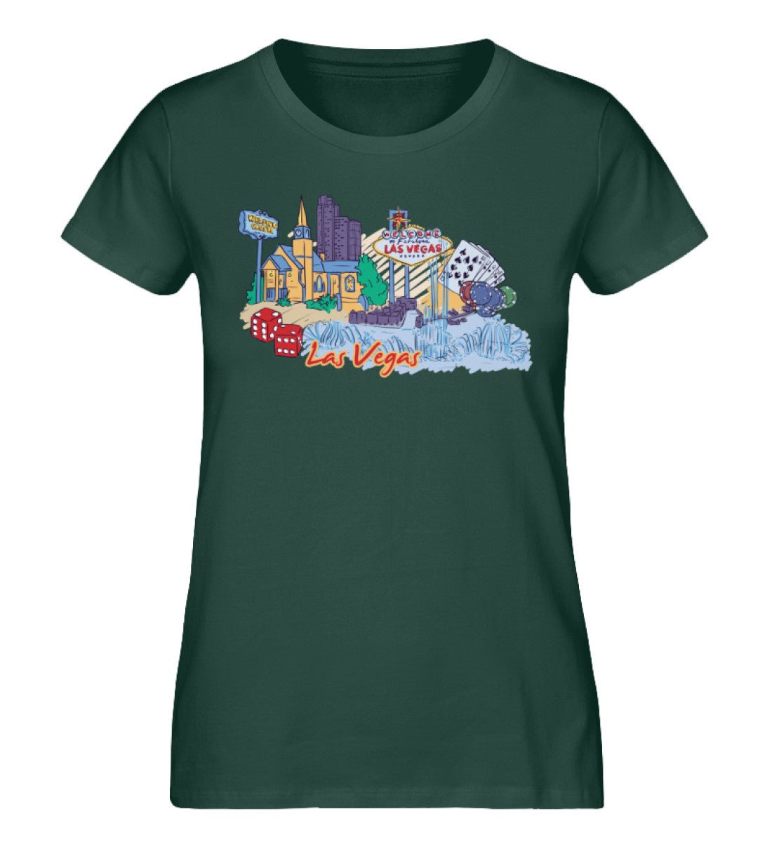 Las Vegas - Damen Premium Organic Shirt - AQ.Vogue