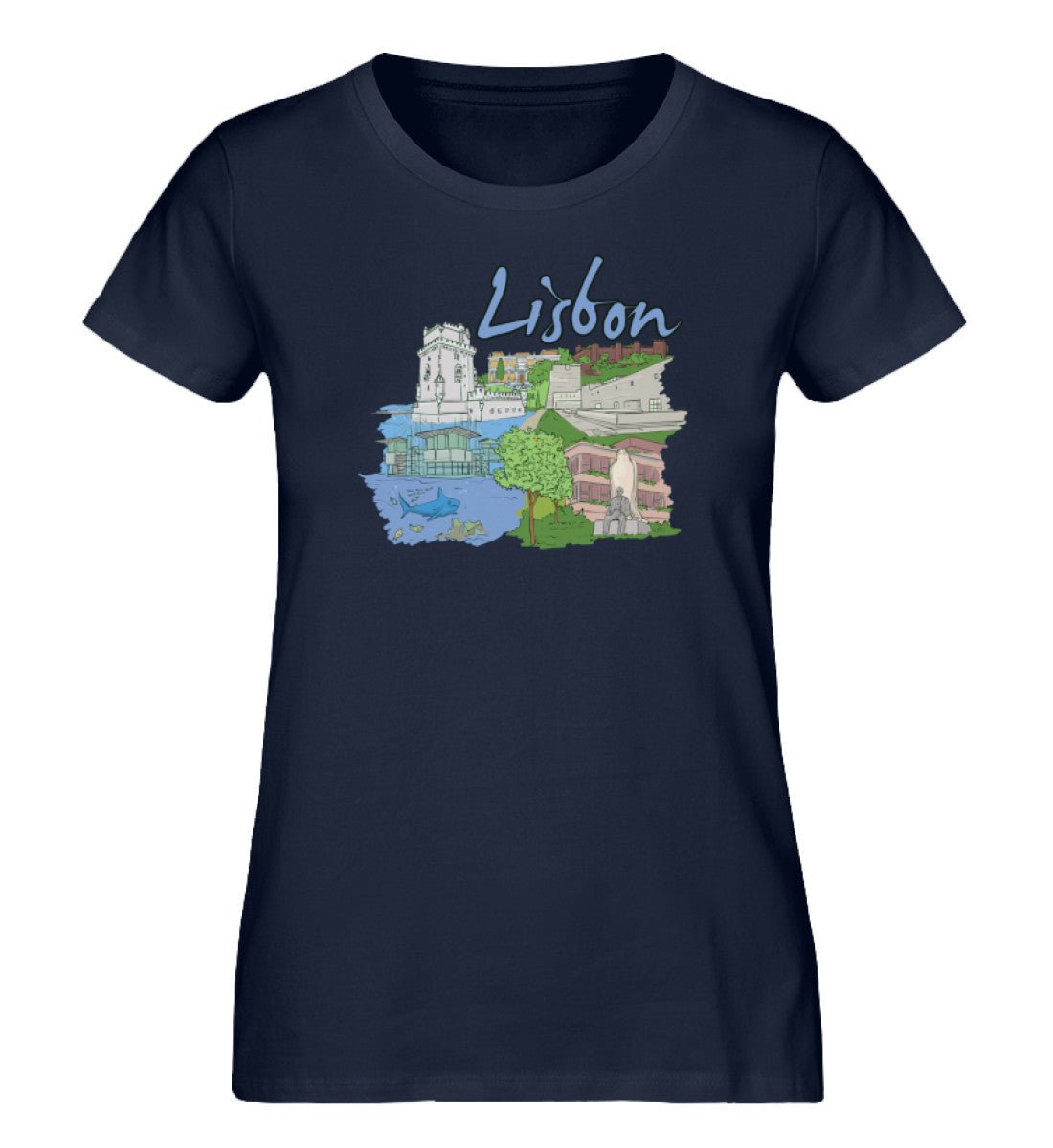 Lissabon - Damen Premium Organic Shirt - AQ.Vogue