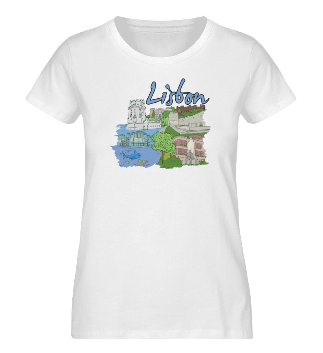 Lissabon - Damen Premium Organic Shirt - AQ.Vogue