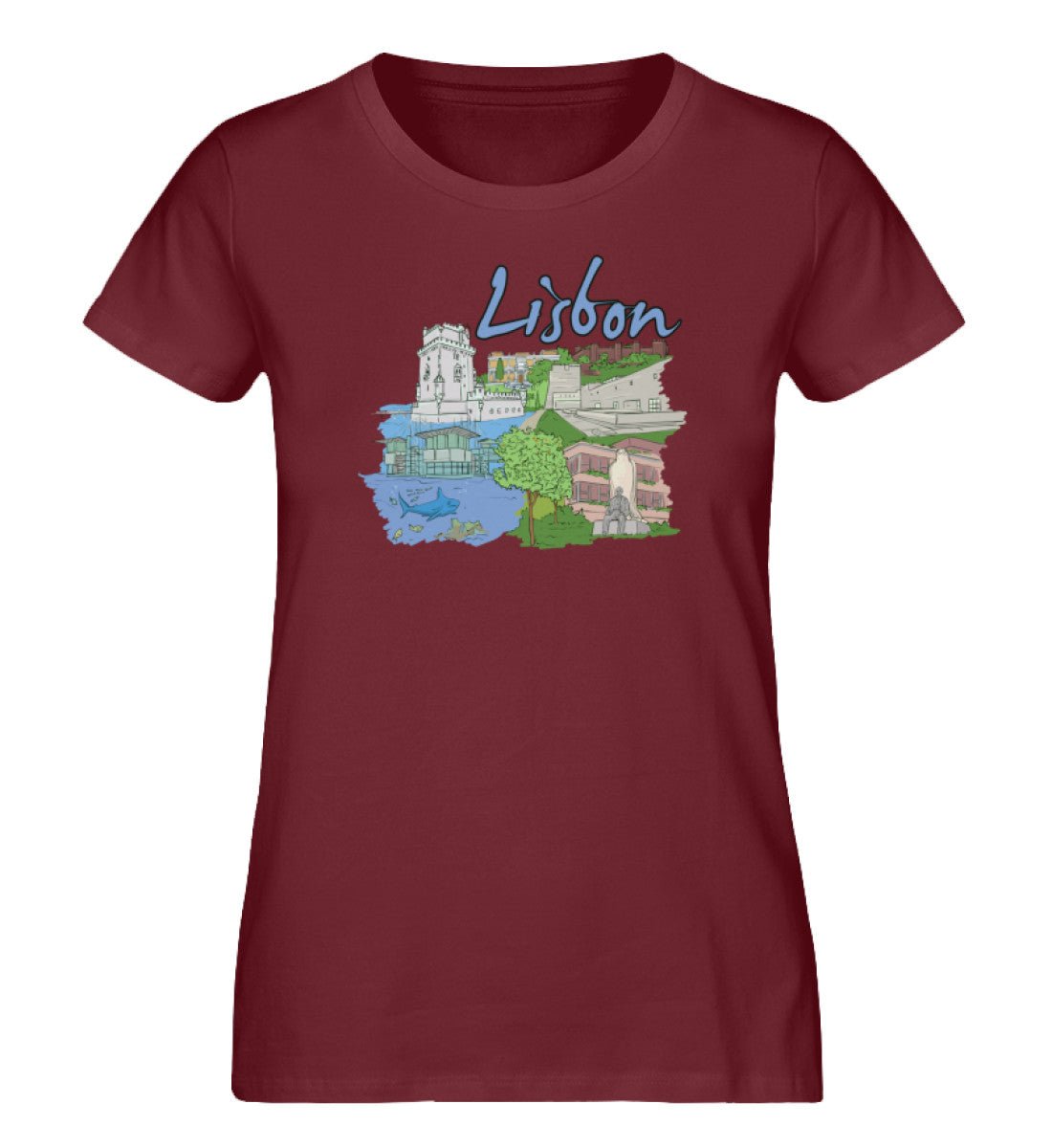 Lissabon - Damen Premium Organic Shirt - AQ.Vogue