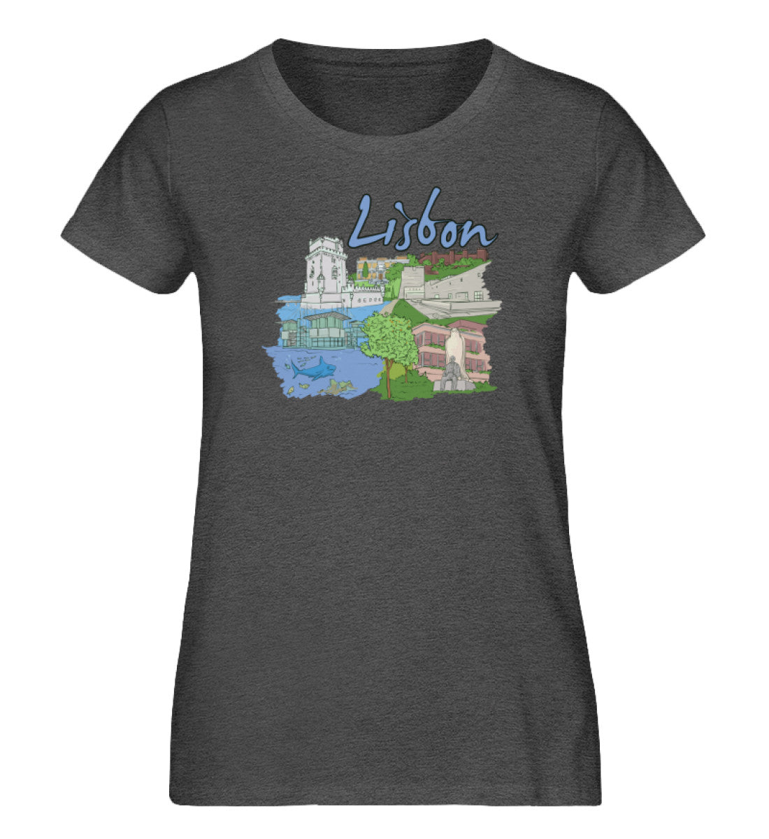 Lissabon - Damen Premium Organic Shirt - AQ.Vogue