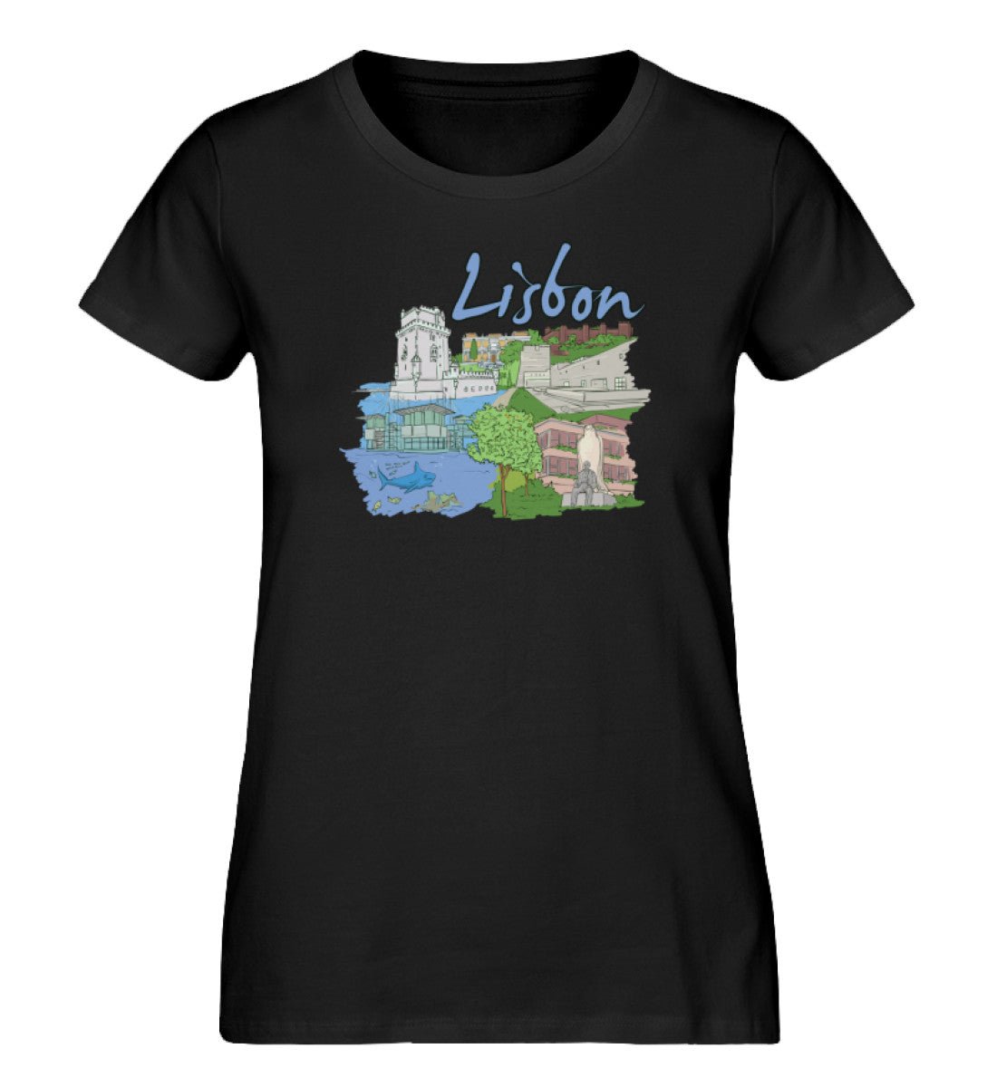 Lissabon - Damen Premium Organic Shirt - AQ.Vogue