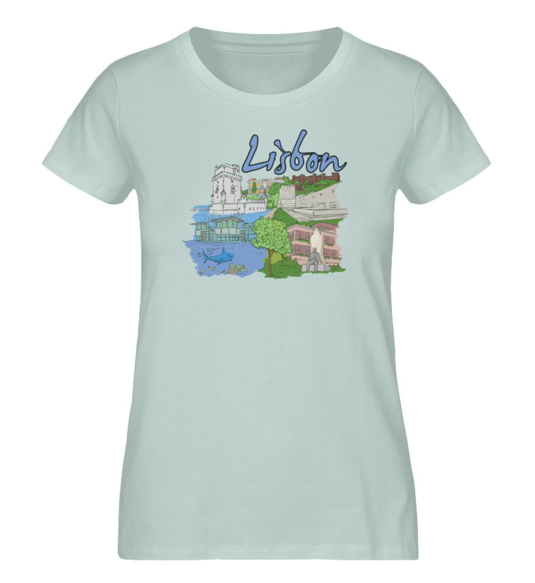 Lissabon - Damen Premium Organic Shirt - AQ.Vogue