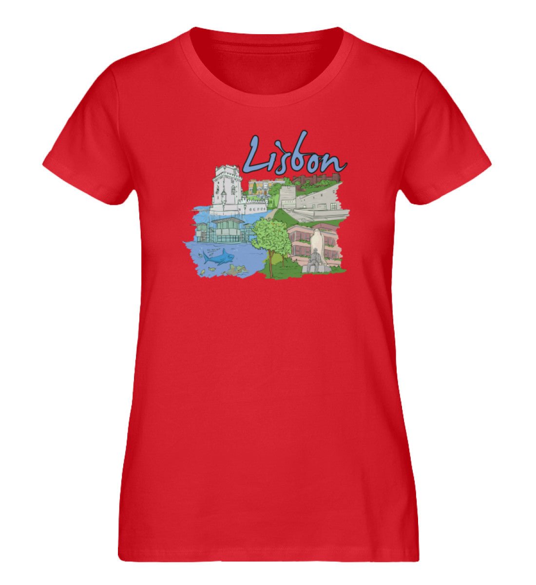 Lissabon - Damen Premium Organic Shirt - AQ.Vogue