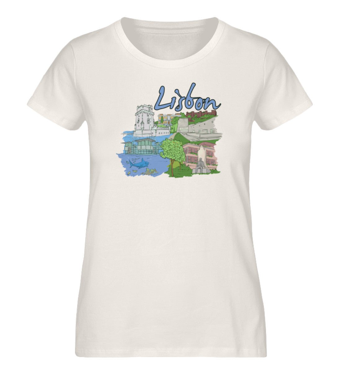 Lissabon - Damen Premium Organic Shirt - AQ.Vogue