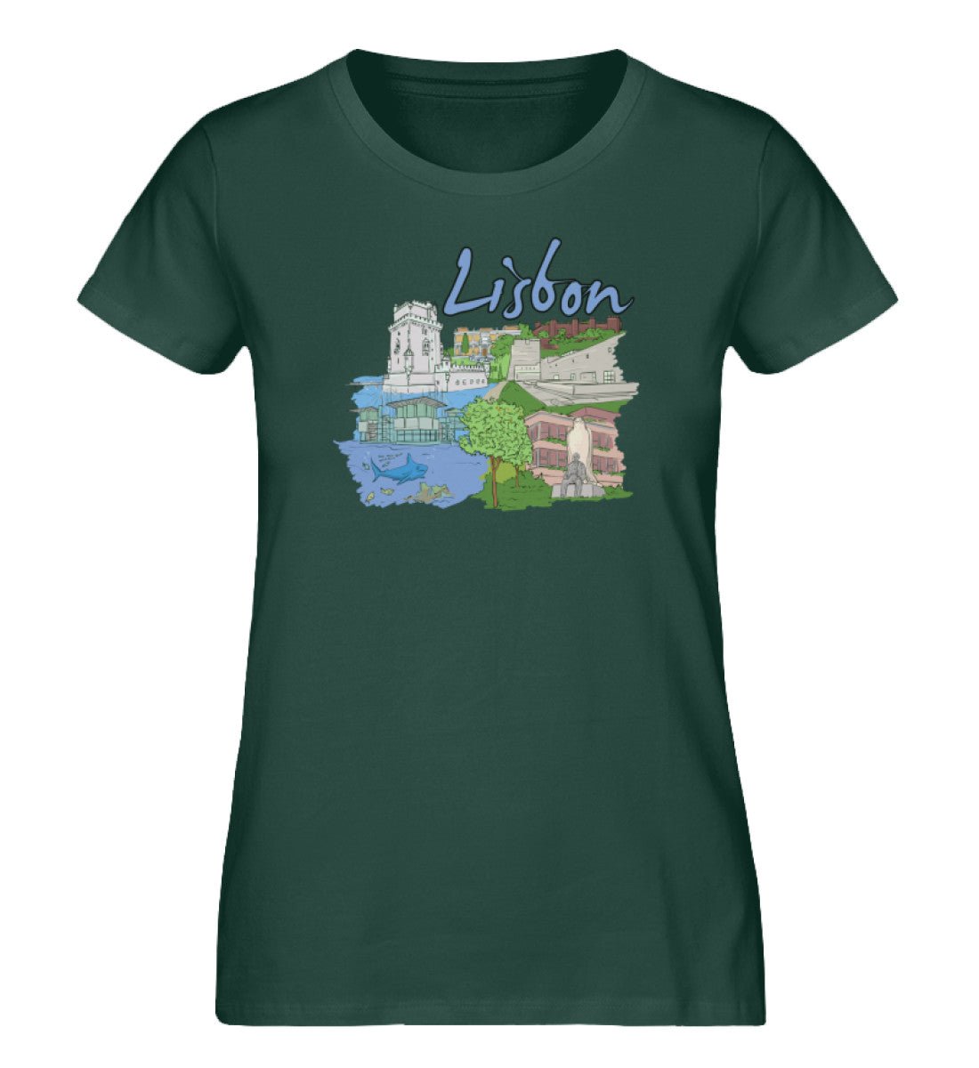 Lissabon - Damen Premium Organic Shirt - AQ.Vogue