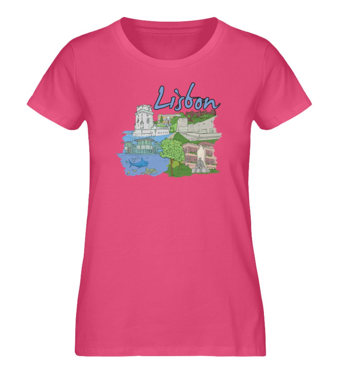Lissabon - Damen Premium Organic Shirt - AQ.Vogue