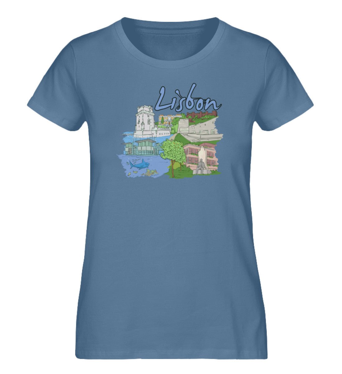 Lissabon - Damen Premium Organic Shirt - AQ.Vogue