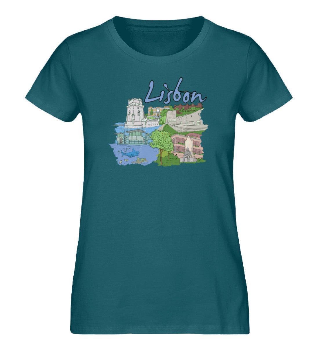 Lissabon - Damen Premium Organic Shirt - AQ.Vogue
