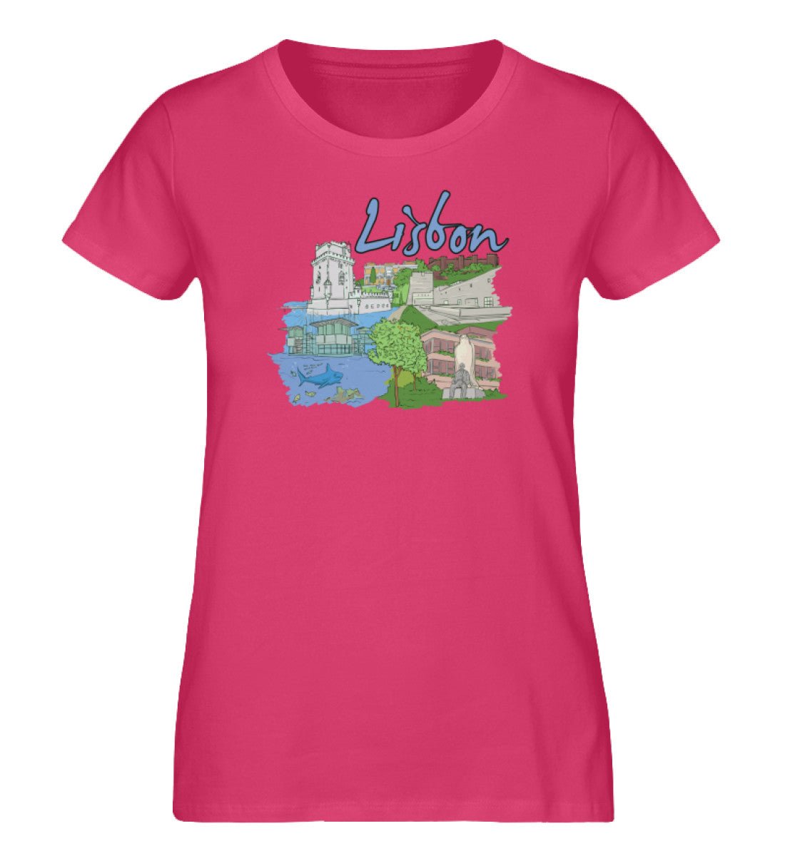Lissabon - Damen Premium Organic Shirt - AQ.Vogue