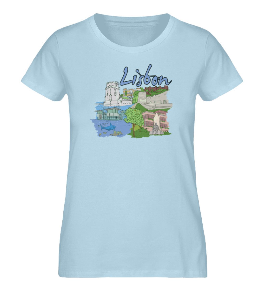 Lissabon - Damen Premium Organic Shirt - AQ.Vogue