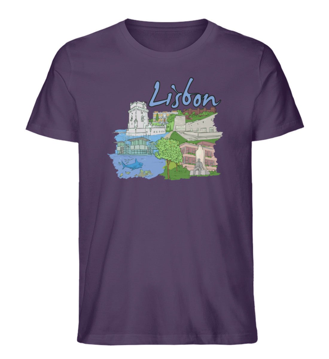 Lissabon - Herren Premium Organic Shirt - AQ.Vogue