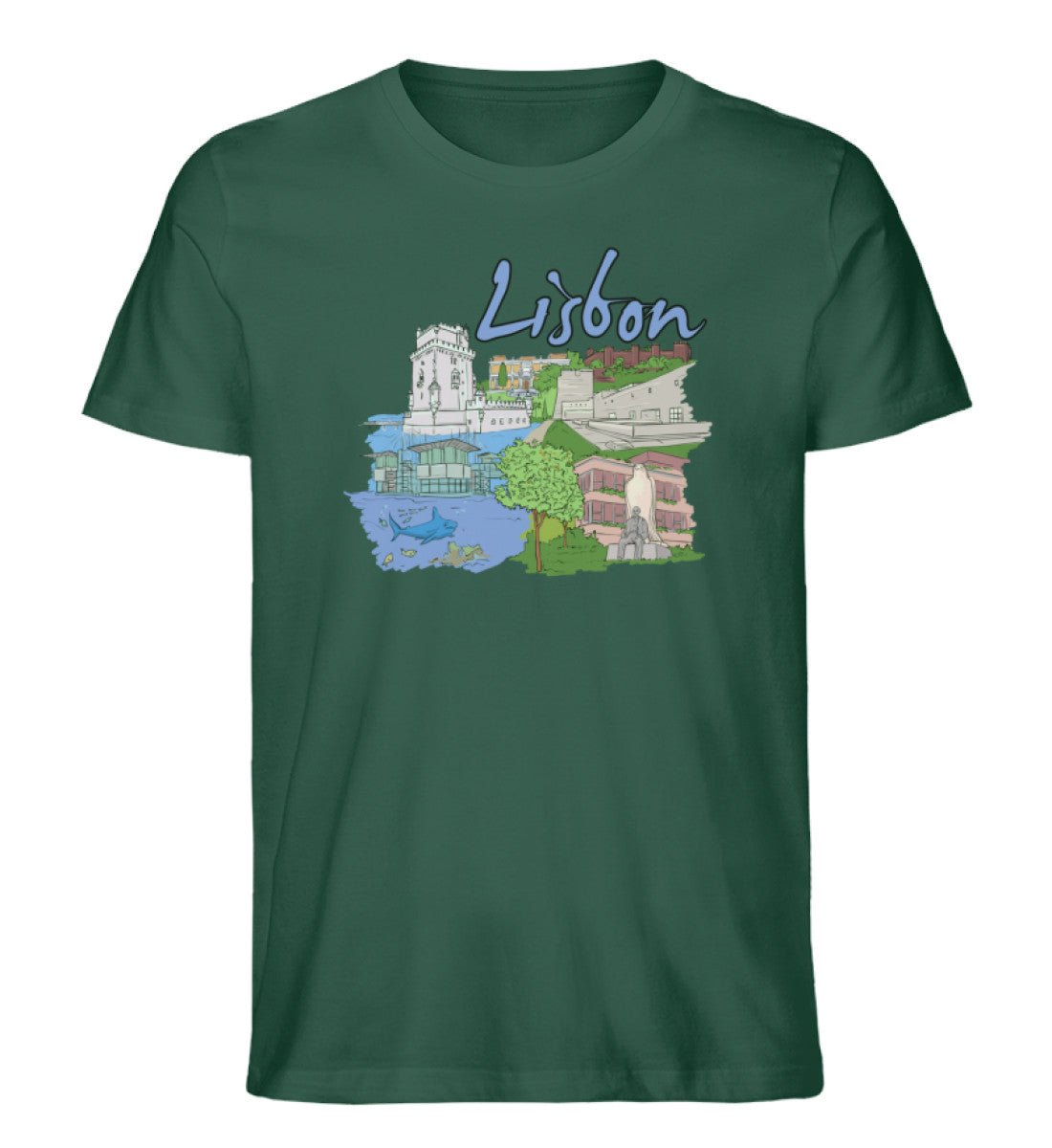 Lissabon - Herren Premium Organic Shirt - AQ.Vogue