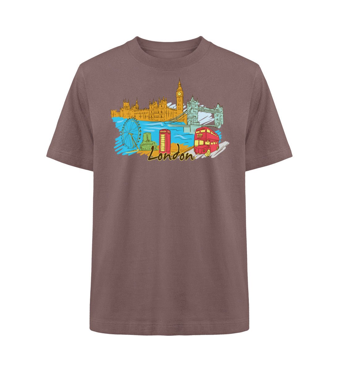 London - Organic Heavy Oversized T-Shirt - AQ.Vogue