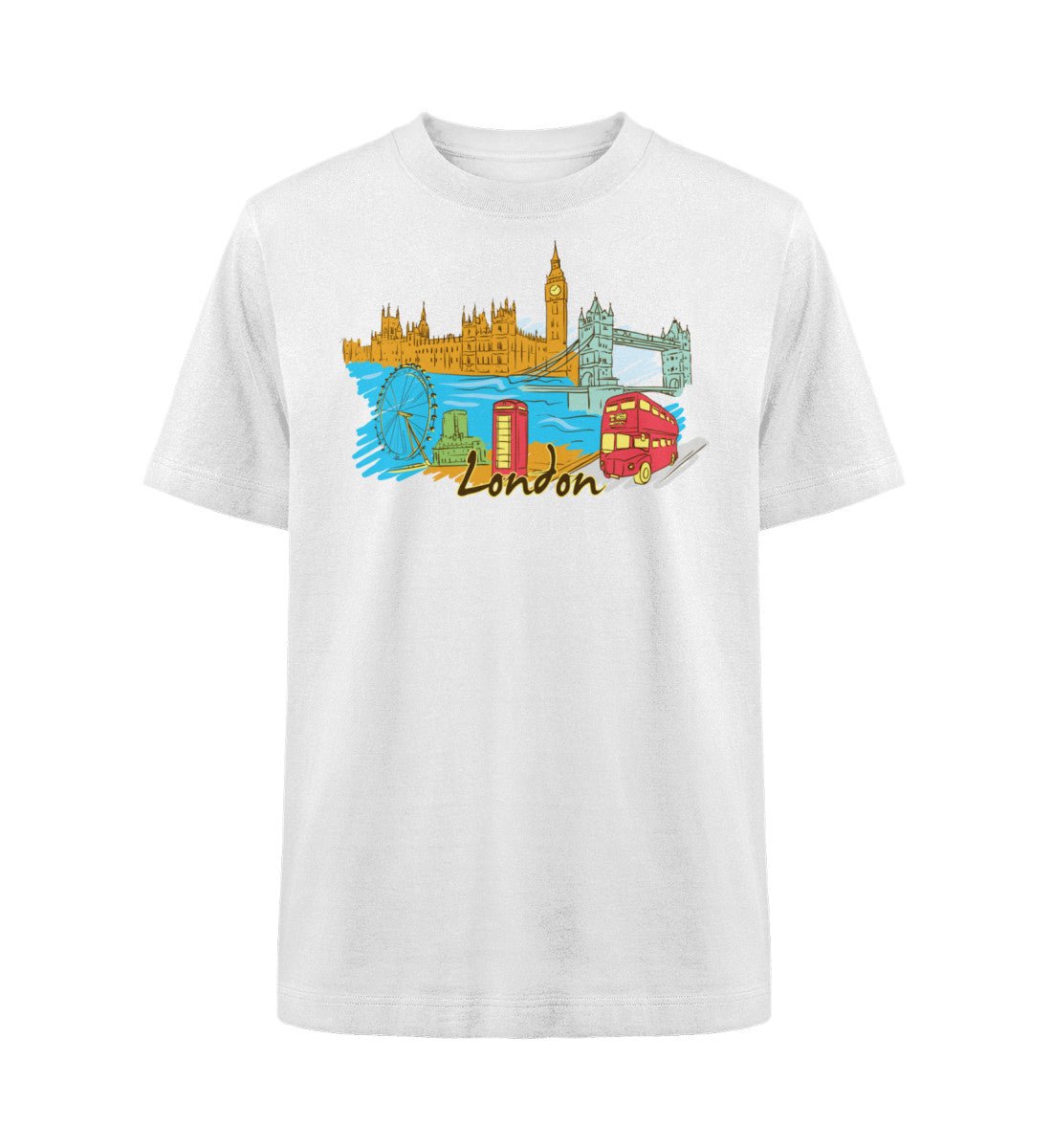 London - Organic Heavy Oversized T-Shirt - AQ.Vogue