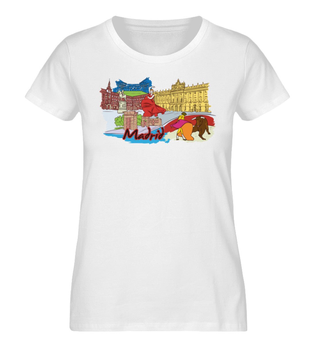 Madrid - Damen Premium Organic Shirt - AQ.Vogue
