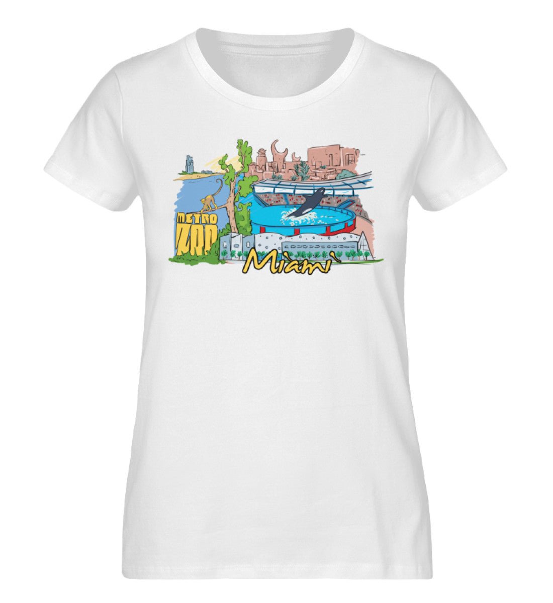 Miami - Damen Premium Organic Shirt - AQ.Vogue