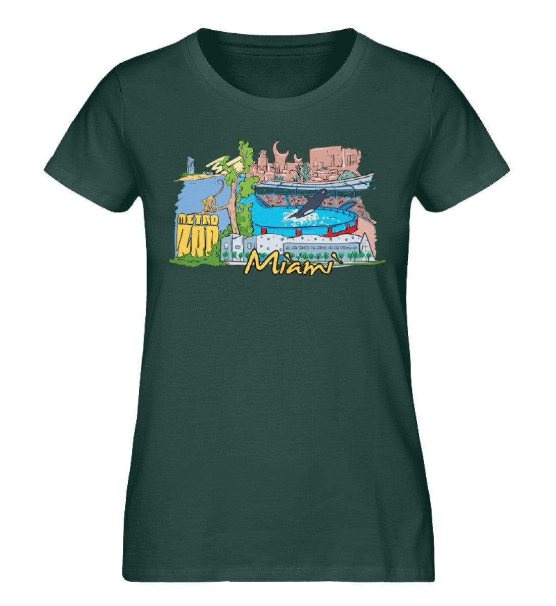 Miami - Damen Premium Organic Shirt - AQ.Vogue