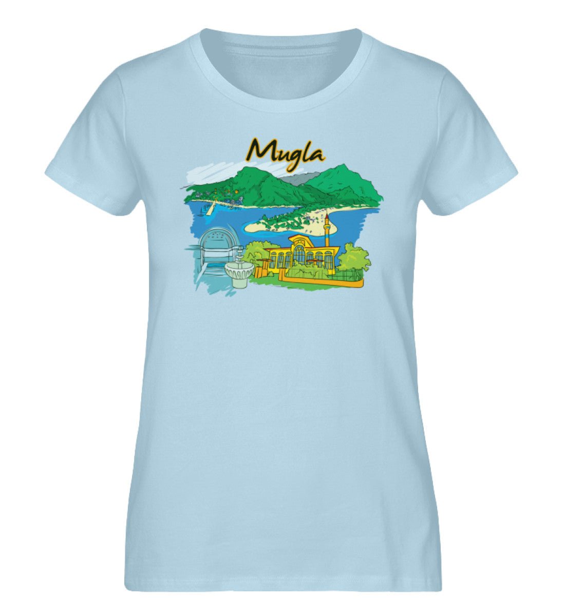 Mugla - Damen Premium Organic Shirt - AQ.Vogue