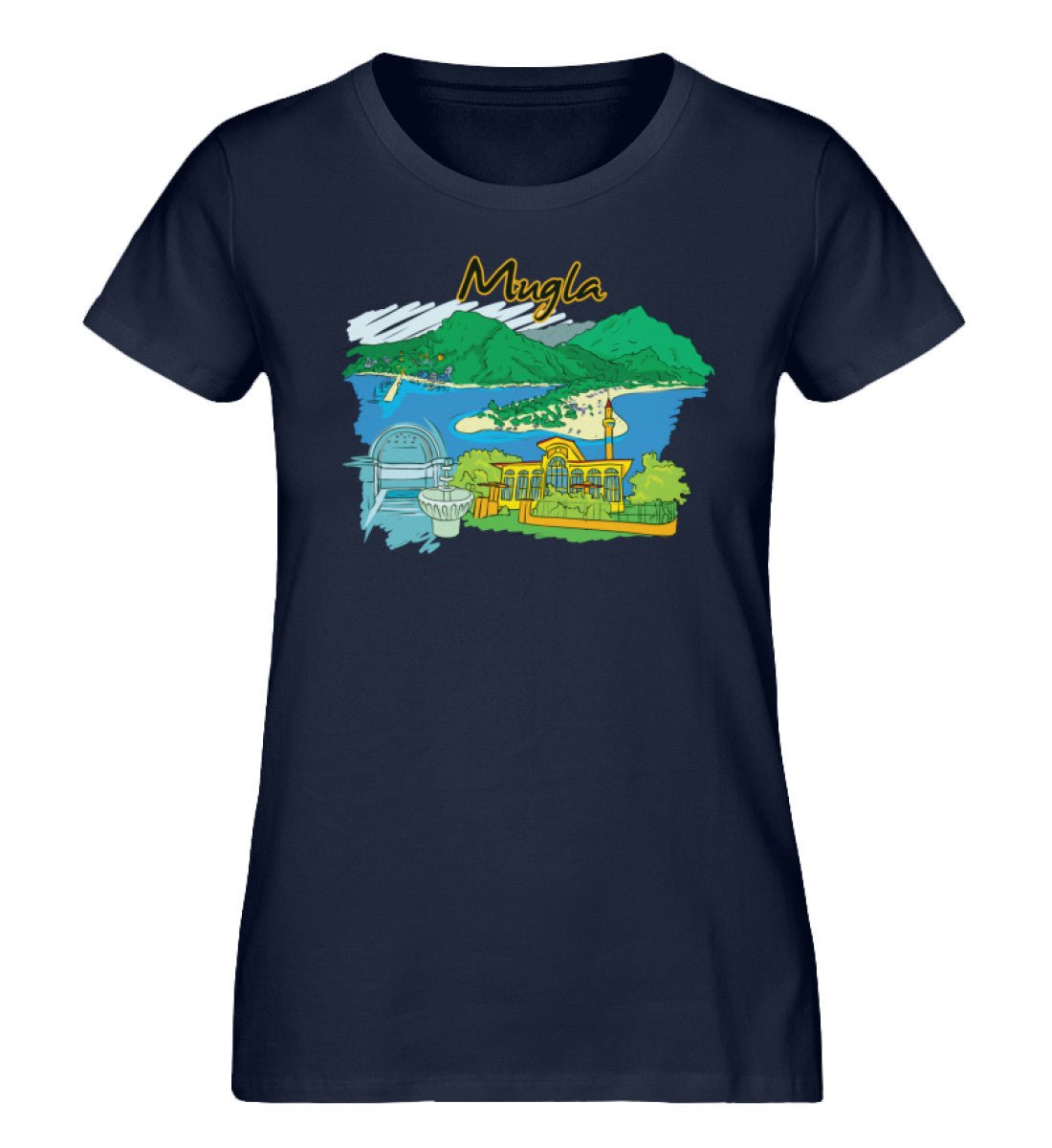 Mugla - Damen Premium Organic Shirt - AQ.Vogue