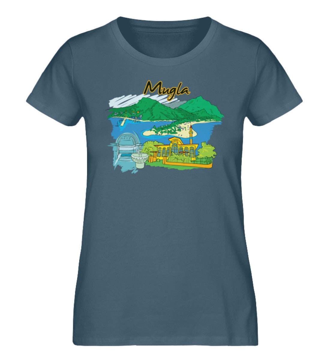 Mugla - Damen Premium Organic Shirt - AQ.Vogue