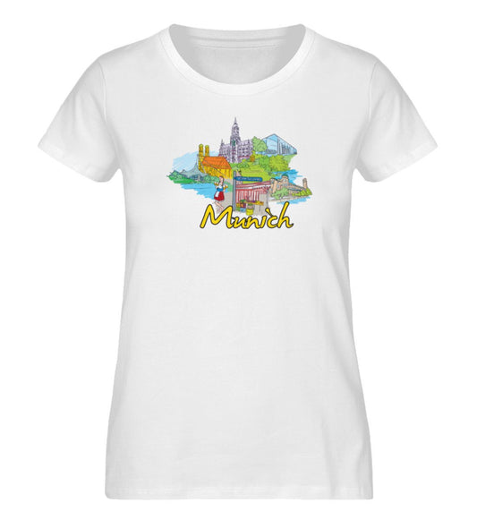 München - Damen Premium Organic Shirt - AQ.Vogue