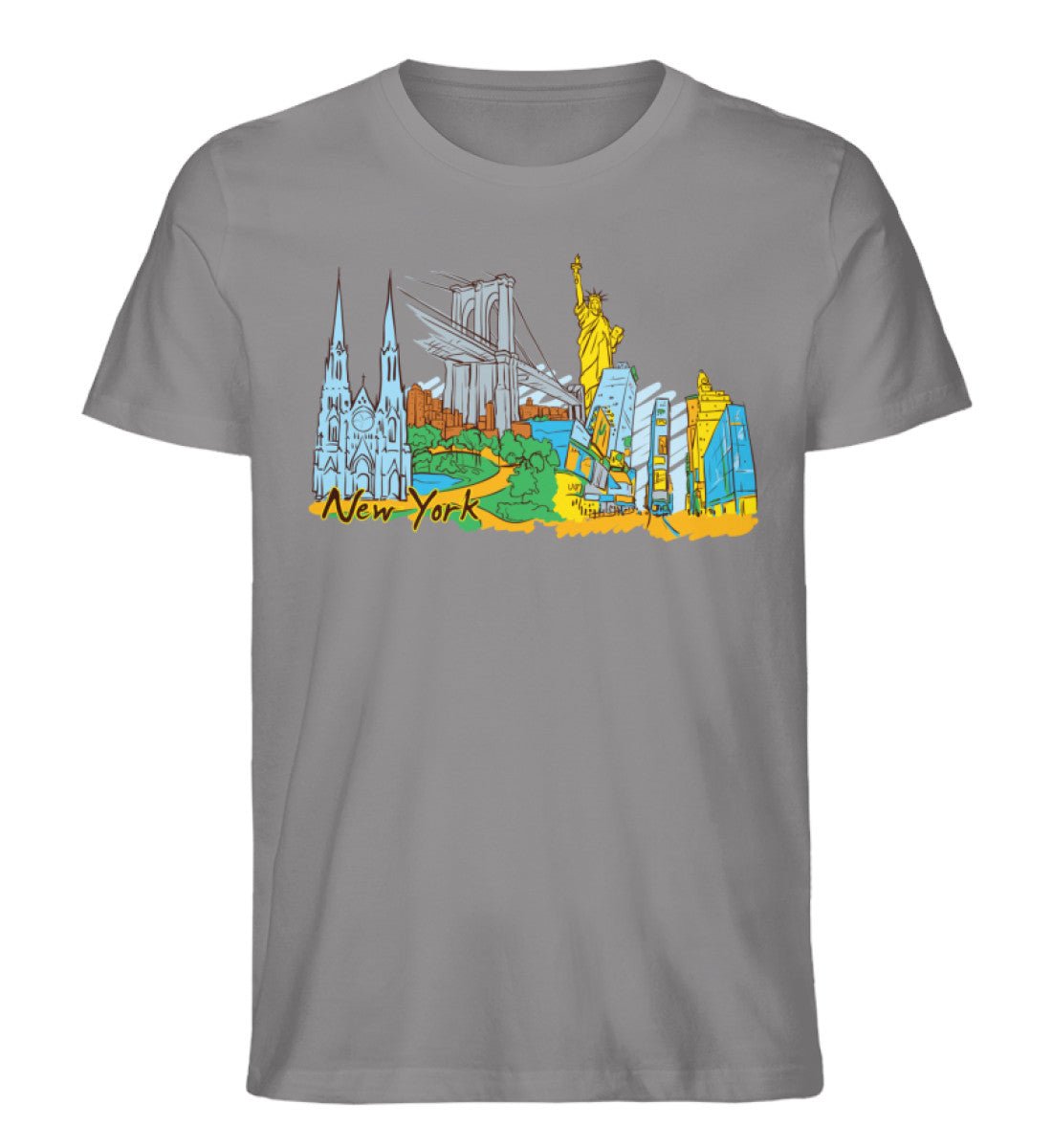 New York - Herren Premium Organic Shirt - AQ.Vogue