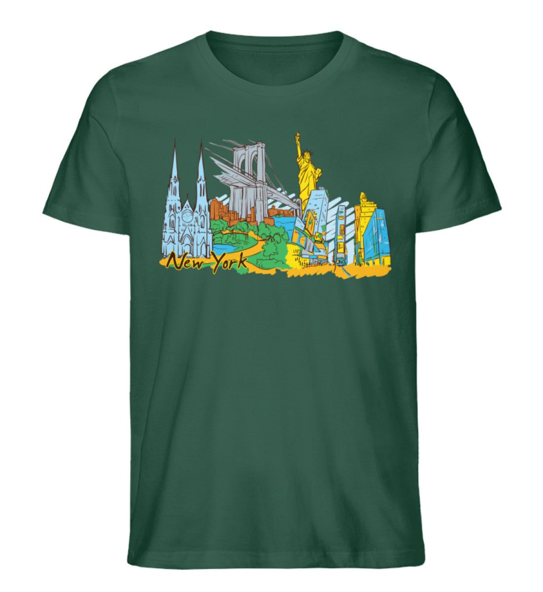 New York - Herren Premium Organic Shirt - AQ.Vogue