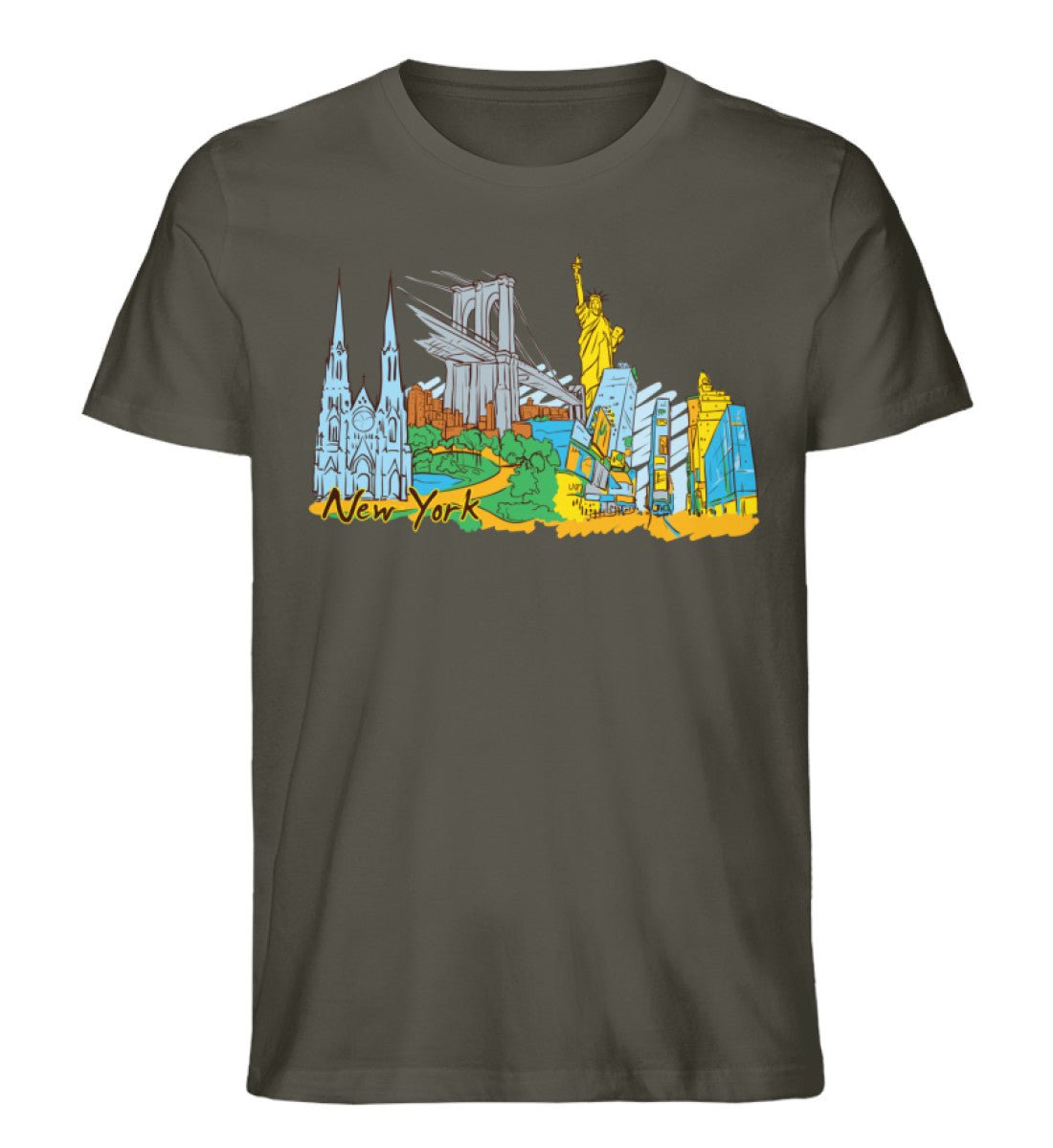 New York - Herren Premium Organic Shirt - AQ.Vogue