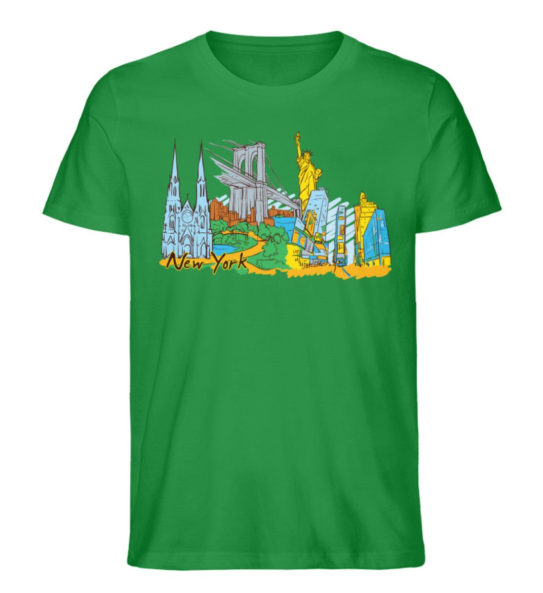 New York - Herren Premium Organic Shirt - AQ.Vogue
