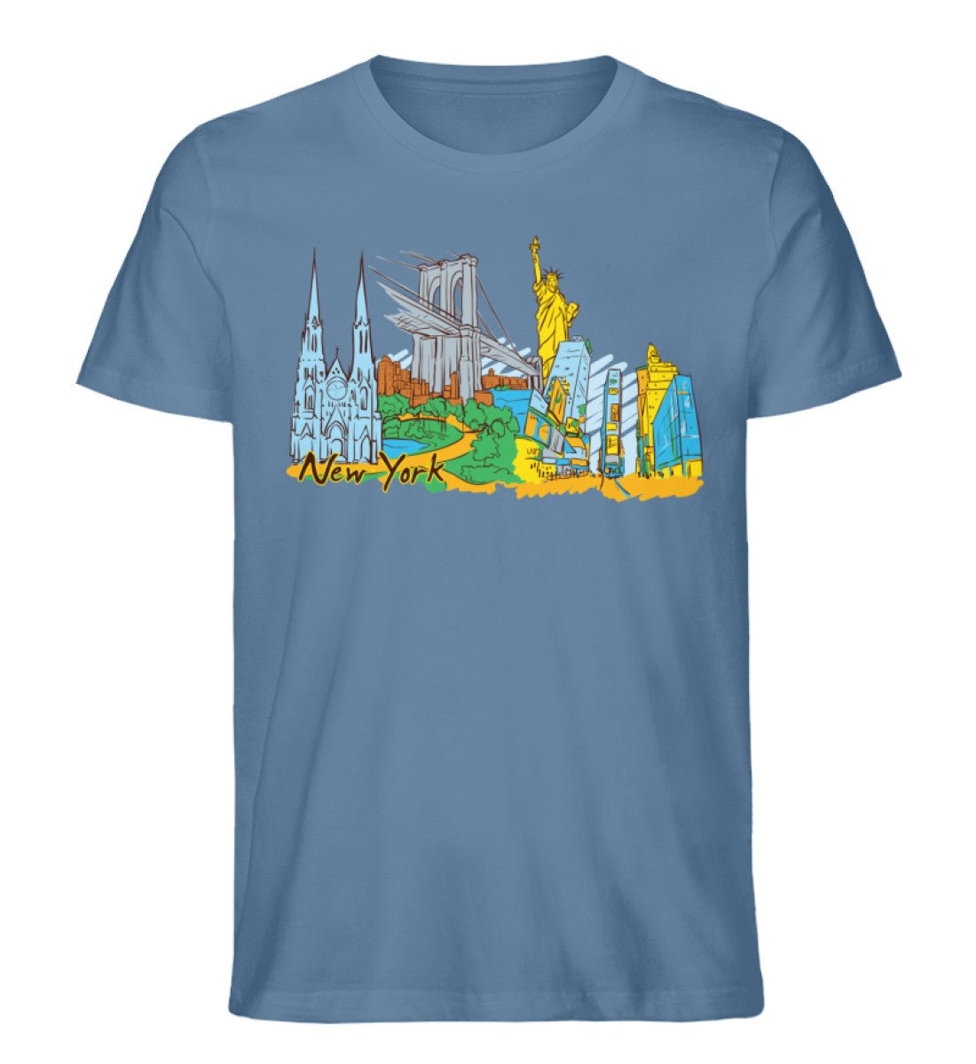 New York - Herren Premium Organic Shirt - AQ.Vogue