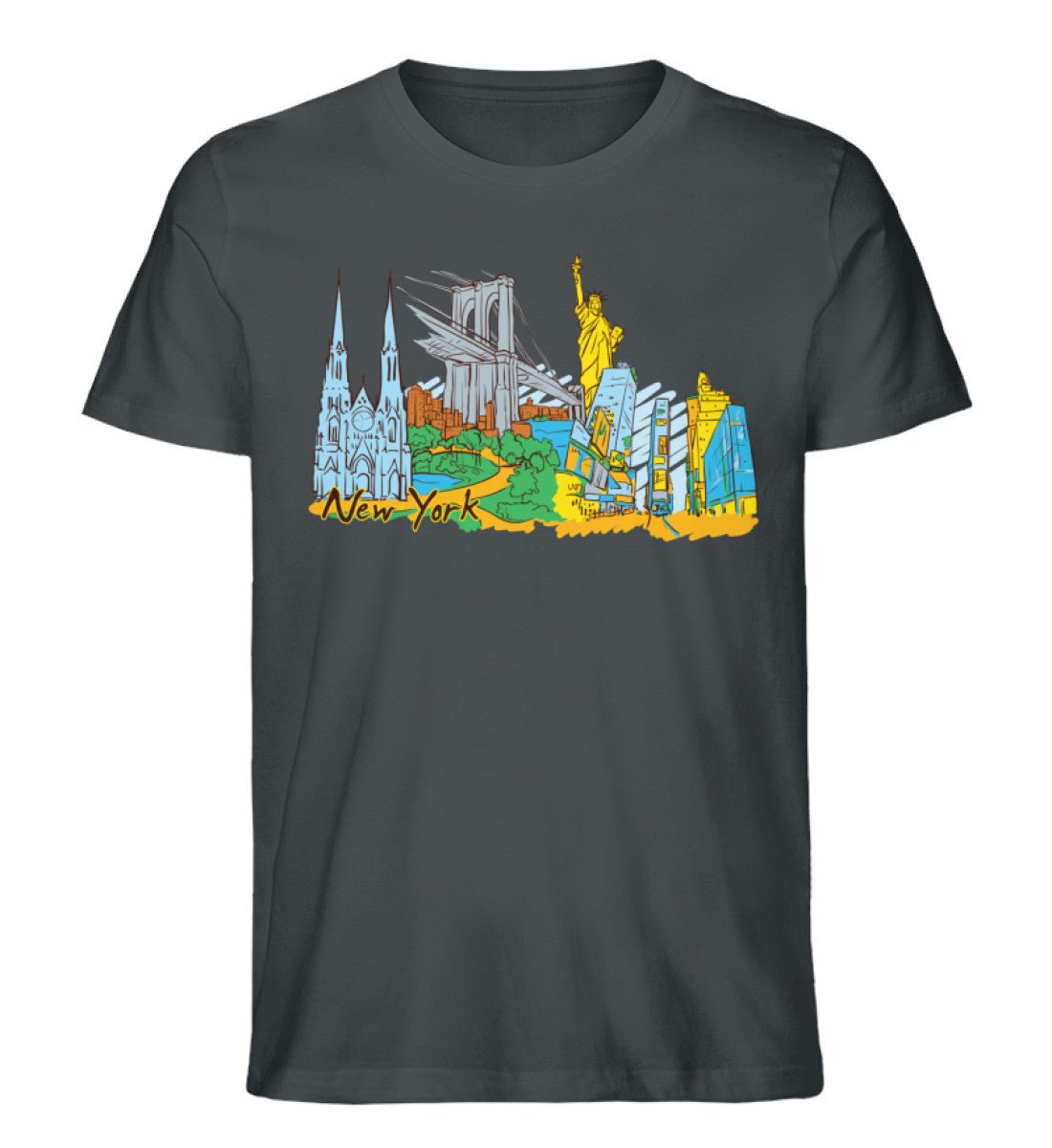 New York - Herren Premium Organic Shirt - AQ.Vogue