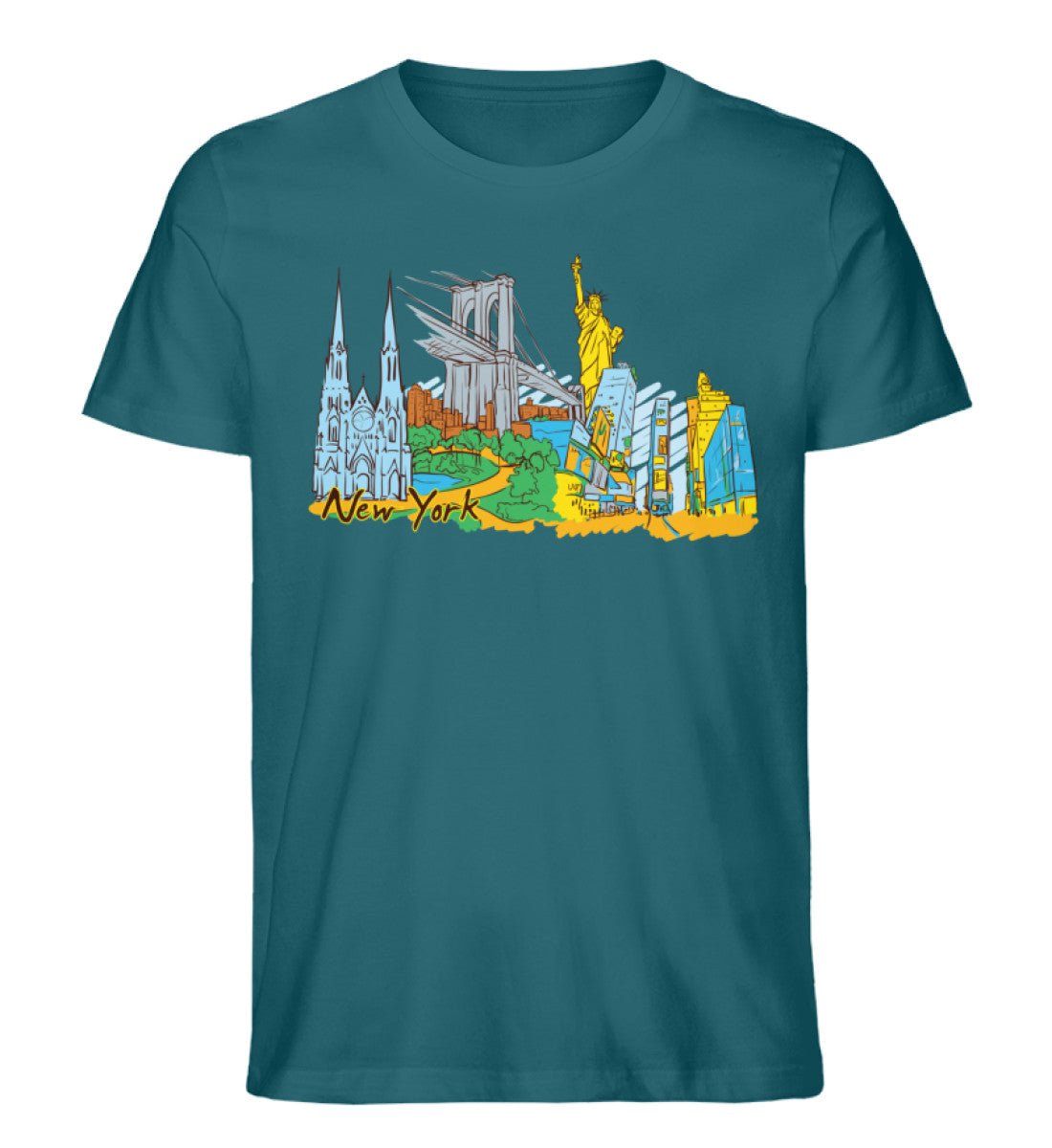 New York - Herren Premium Organic Shirt - AQ.Vogue