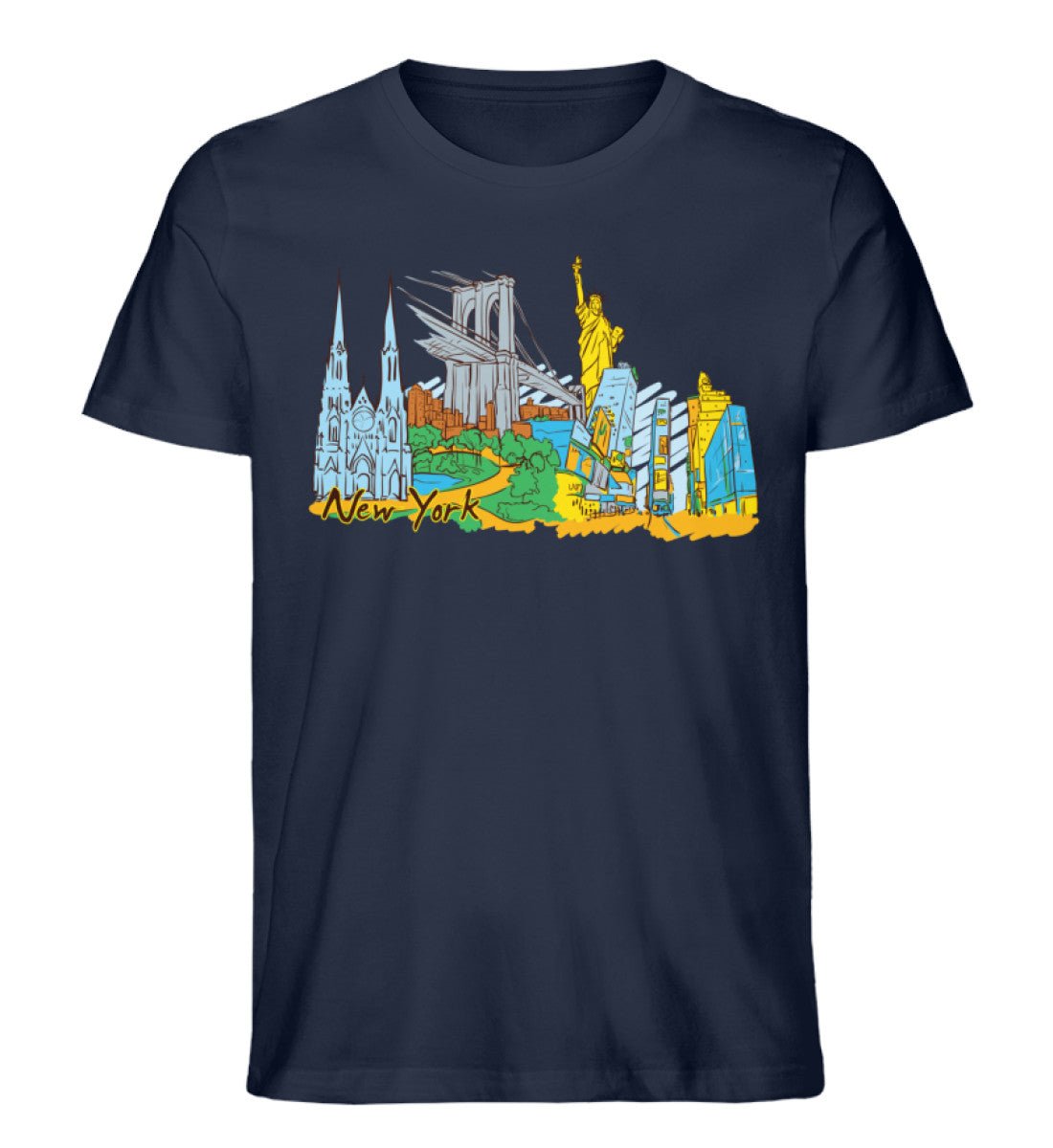 New York - Herren Premium Organic Shirt - AQ.Vogue