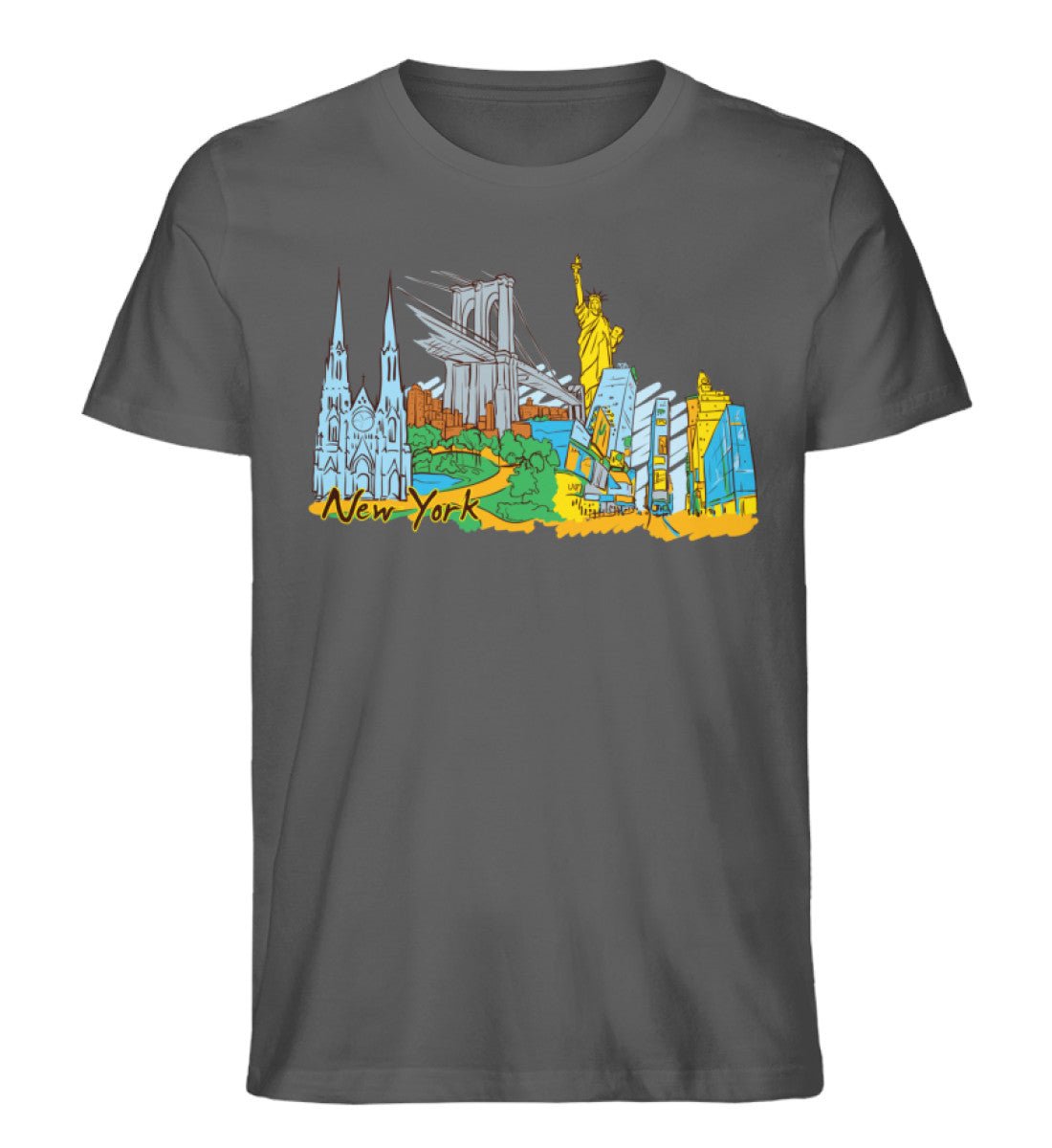 New York - Herren Premium Organic Shirt - AQ.Vogue