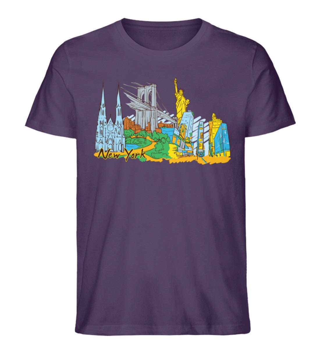 New York - Herren Premium Organic Shirt - AQ.Vogue