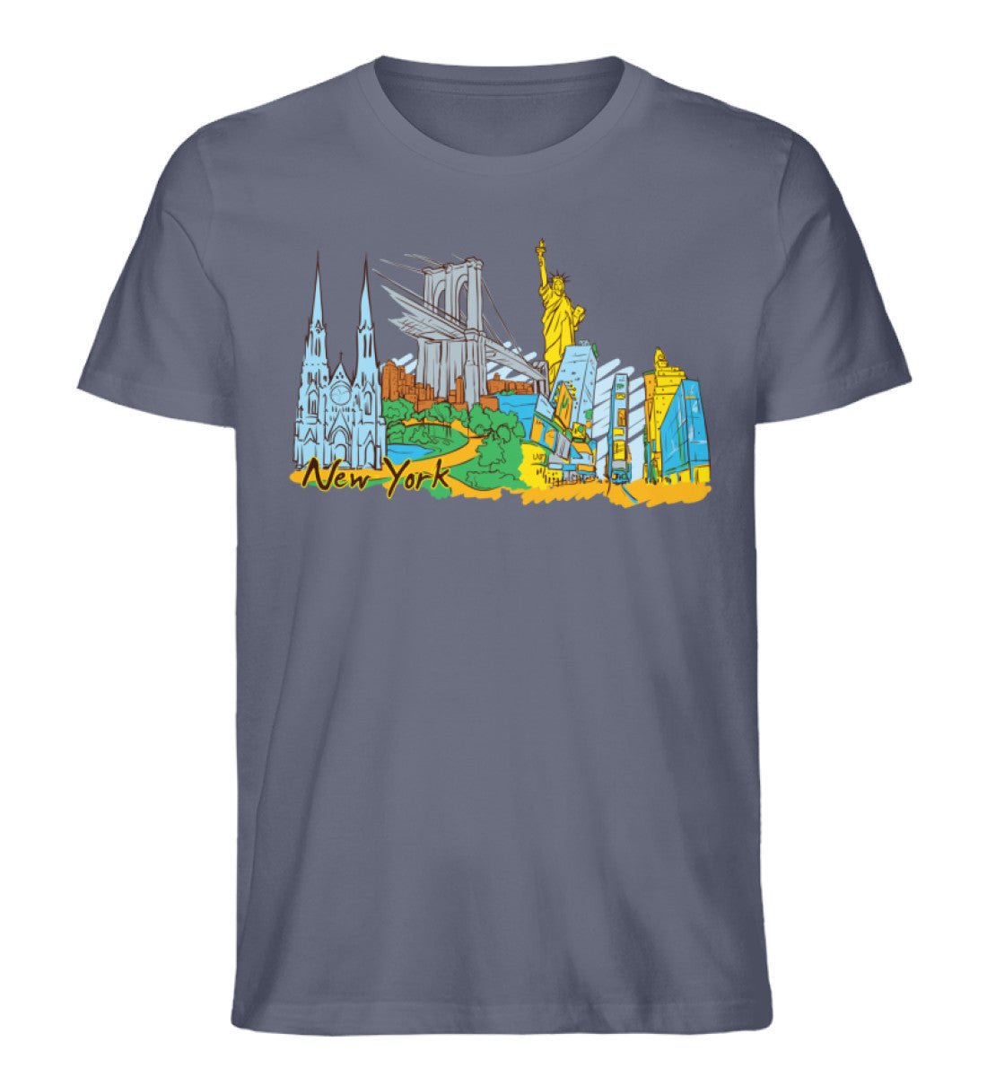 New York - Herren Premium Organic Shirt - AQ.Vogue