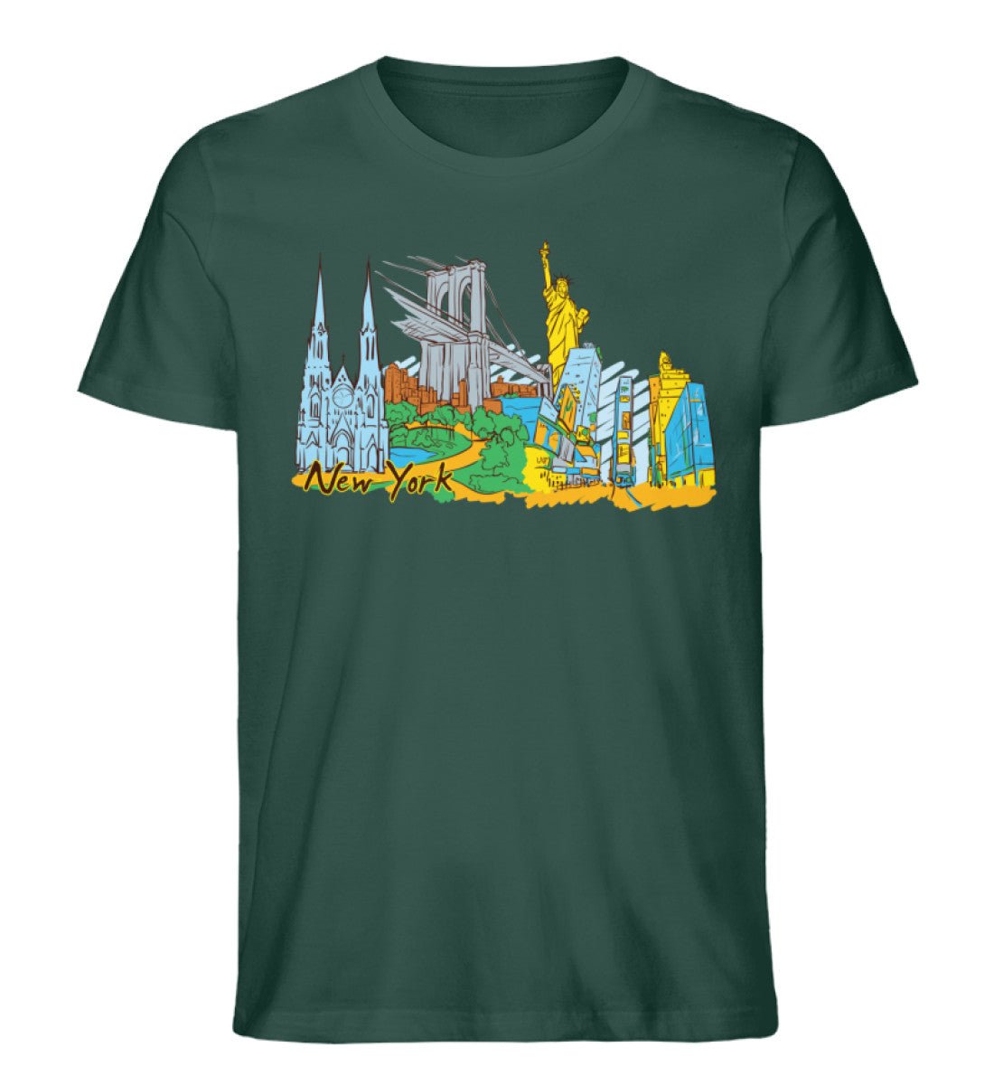 New York - Herren Premium Organic Shirt - AQ.Vogue