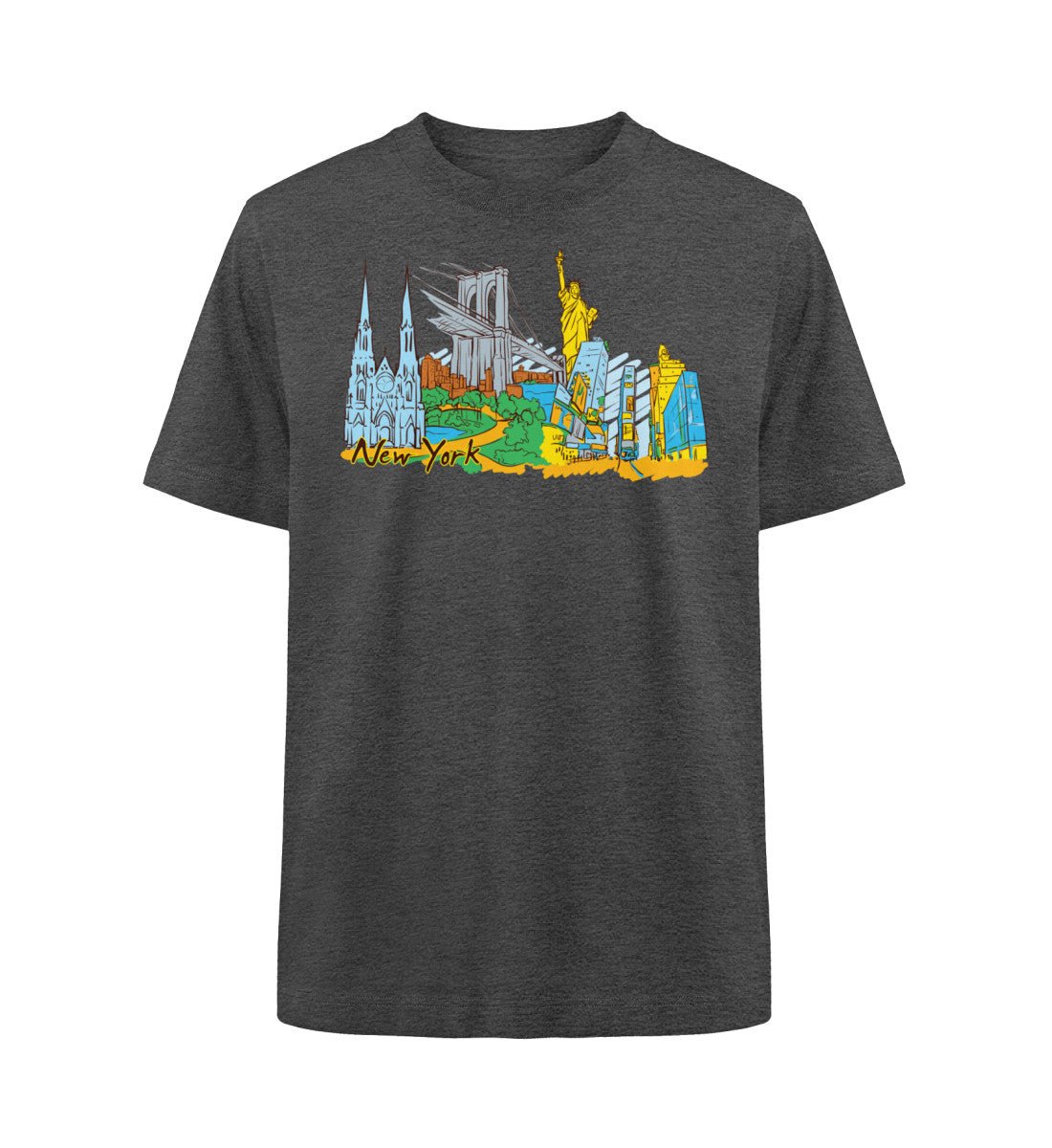 New York - Organic Heavy Oversized T-Shirt - AQ.Vogue