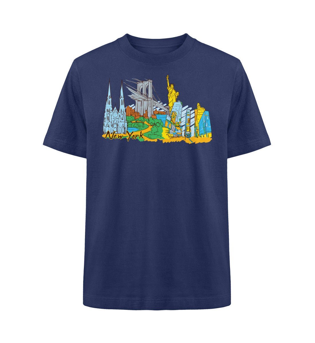 New York - Organic Heavy Oversized T-Shirt - AQ.Vogue