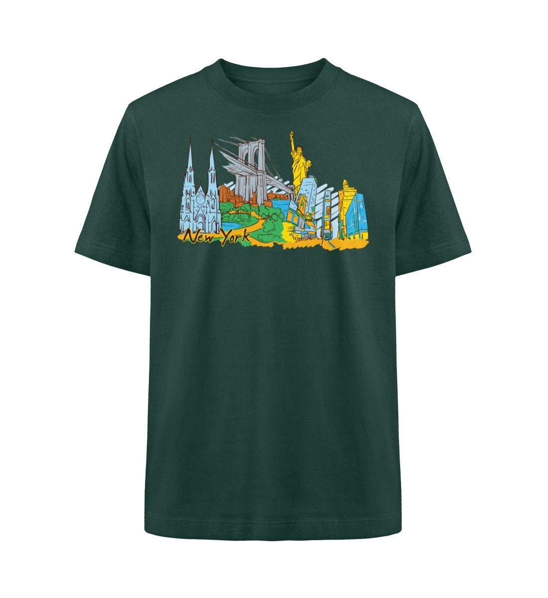 New York - Organic Heavy Oversized T-Shirt - AQ.Vogue