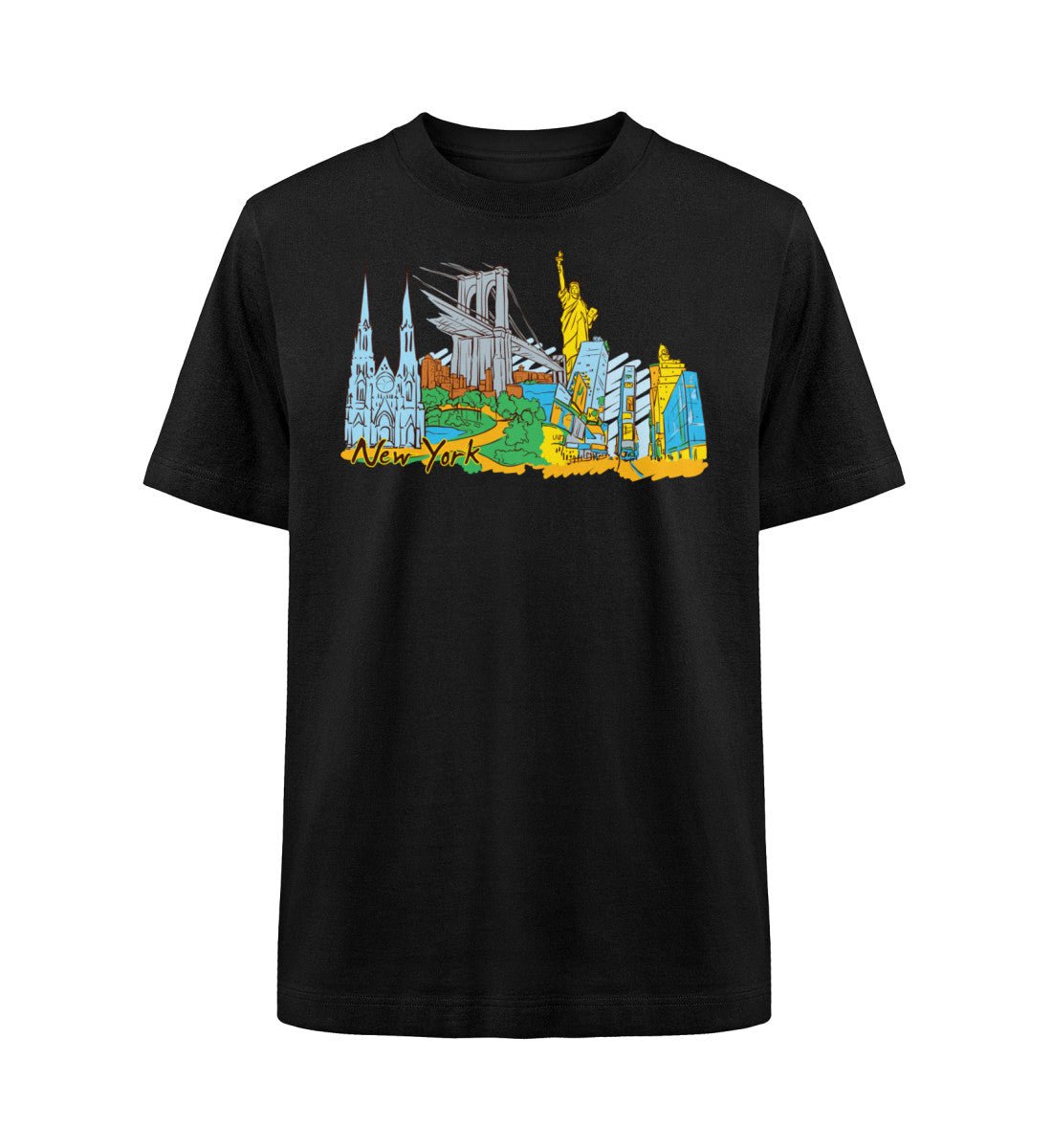 New York - Organic Heavy Oversized T-Shirt - AQ.Vogue