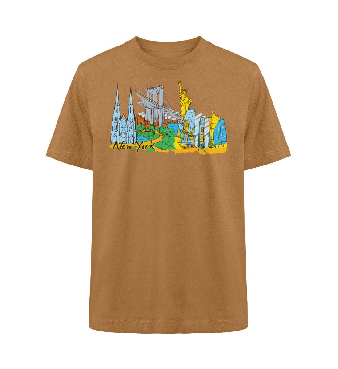 New York - Organic Heavy Oversized T-Shirt - AQ.Vogue