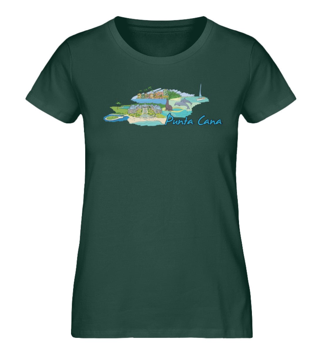 Punta Cana - Damen Premium Organic Shirt - AQ.Vogue