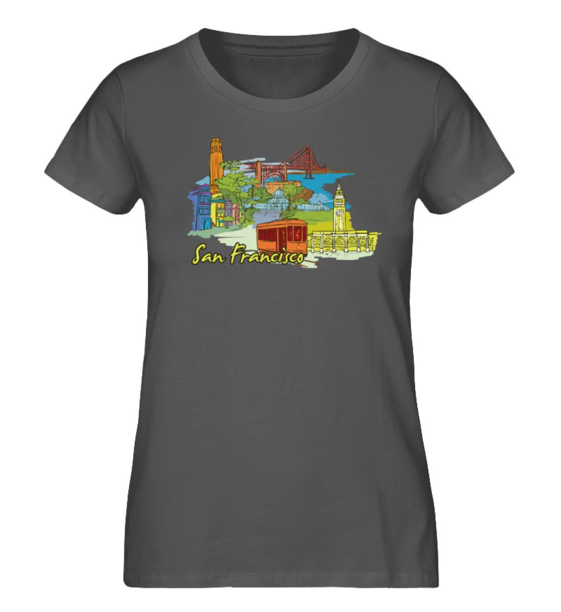 San Francisco - Damen Premium Organic Shirt - AQ.Vogue